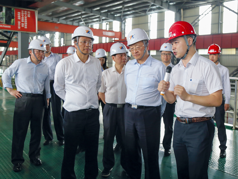 2019年5月，原中国铝业集团董事长葛红林一行莅临福建宏旺调研